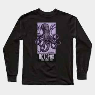 Octopus Home Brewed Beer Long Sleeve T-Shirt